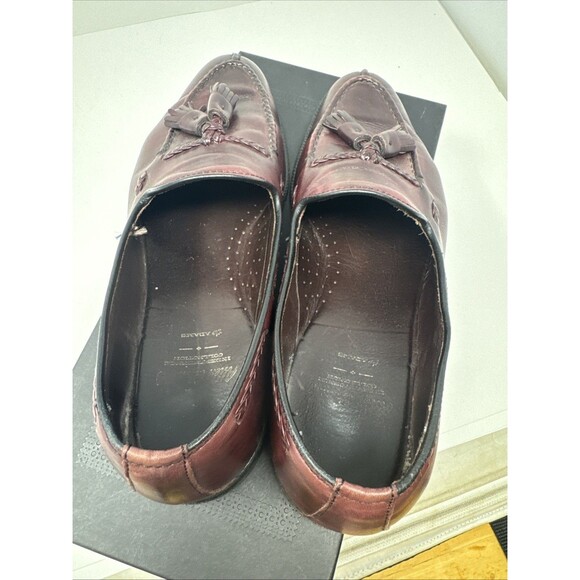 Allen Edmonds The Adams Independence Collection Burgundy Loafers Tassle Sz 10 D main image 9
